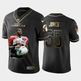 Camiseta Hombre NFL Arizona Cardinals Chandler Jones 55 Golden Edition Special Signature Vapor Limited